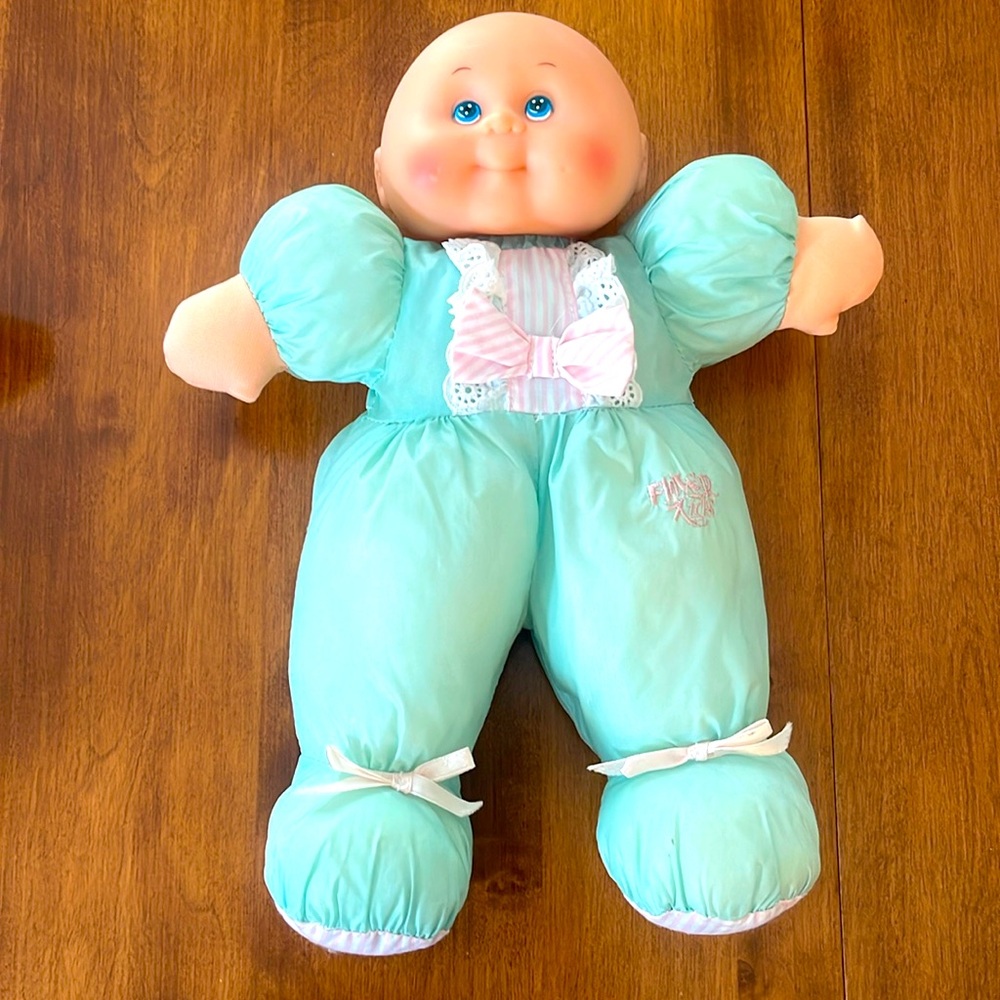 BLUE BOYS FLOWER KIDS NEWBORN EC VINTAGE 1983